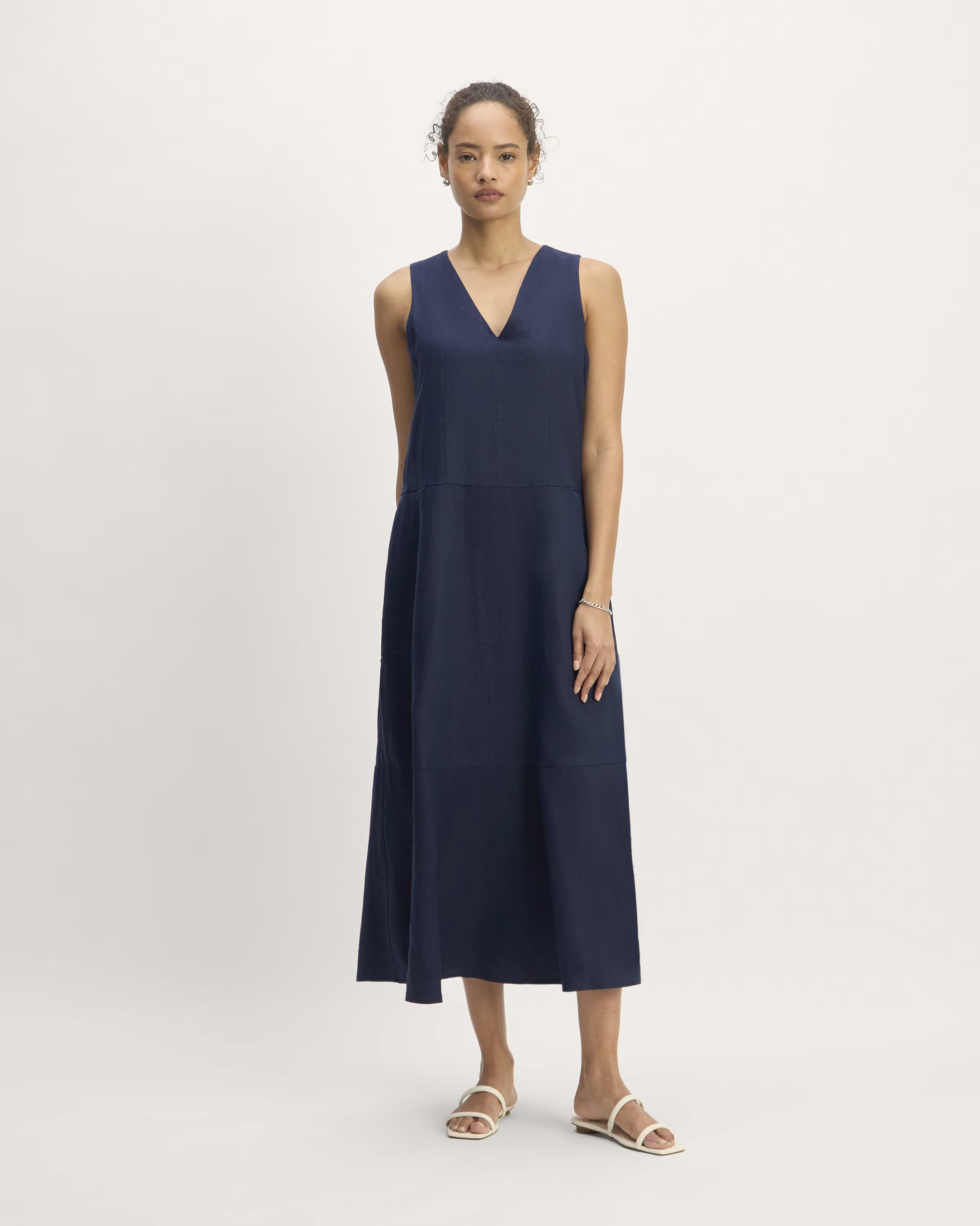 The Linen V-Neck Maxi Dress | Everlane