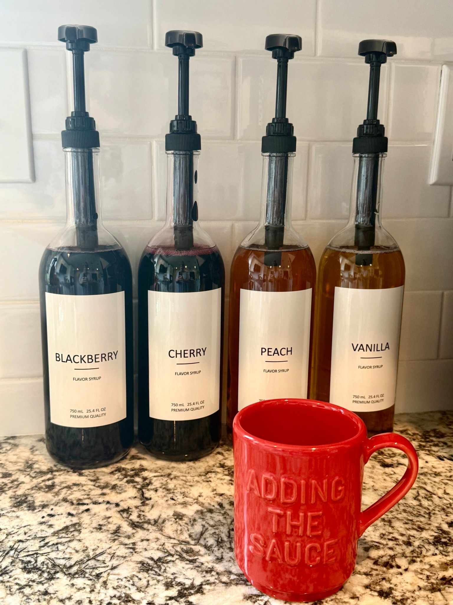 Yummy dye free and delicious flavor syrups! These glass pumps are so pretty! 

#amazon #flavorsyrups #dyefree 

#LTKFindsUnder50 #LTKFamily #LTKHome