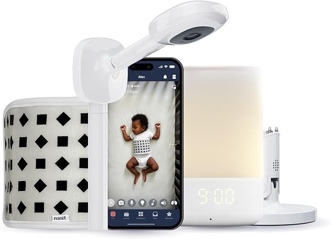 Nanit Pro Baby Sleep Monitoring System - Newborn Baby Essential Bundles Track Infant Sleep and Br... | Amazon (US)