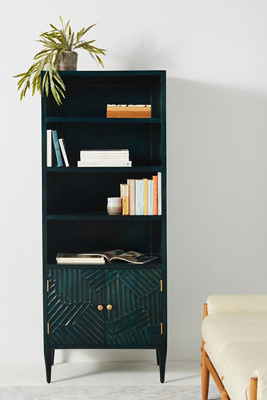 Handcarved Paje Bookcase | Anthropologie (US)