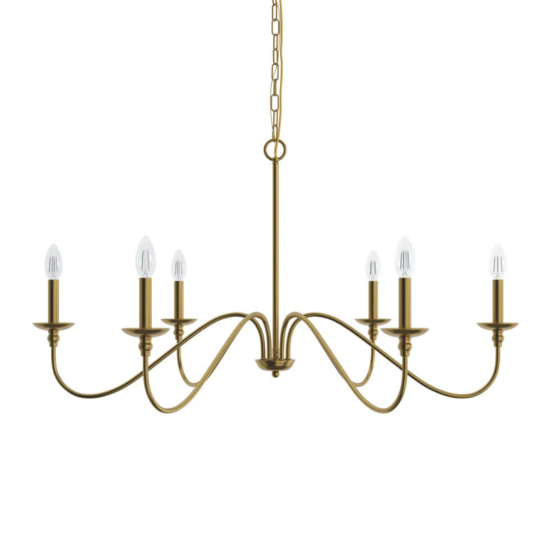 Ableton 6 - Light Dimmable Classic / Traditional Chandelier | Wayfair North America