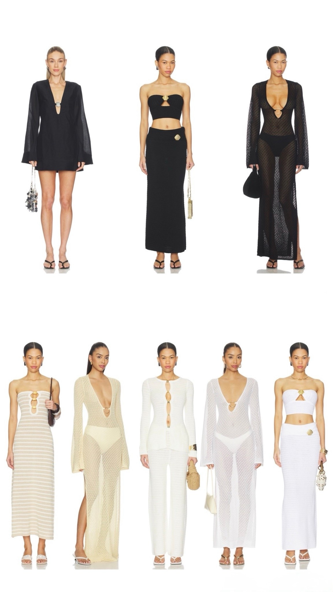 Revolve Black/White Beachwear!

#LTKootd #LTKgrwm #LTKSwim