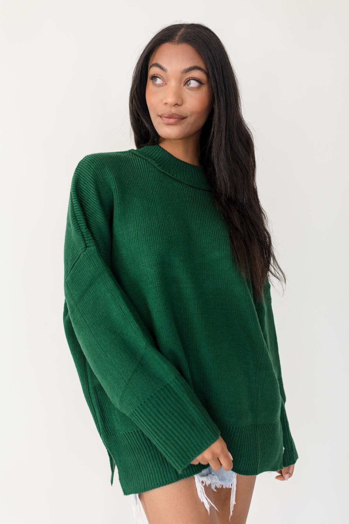 Lillian Hunter Green Sweater | The Post
