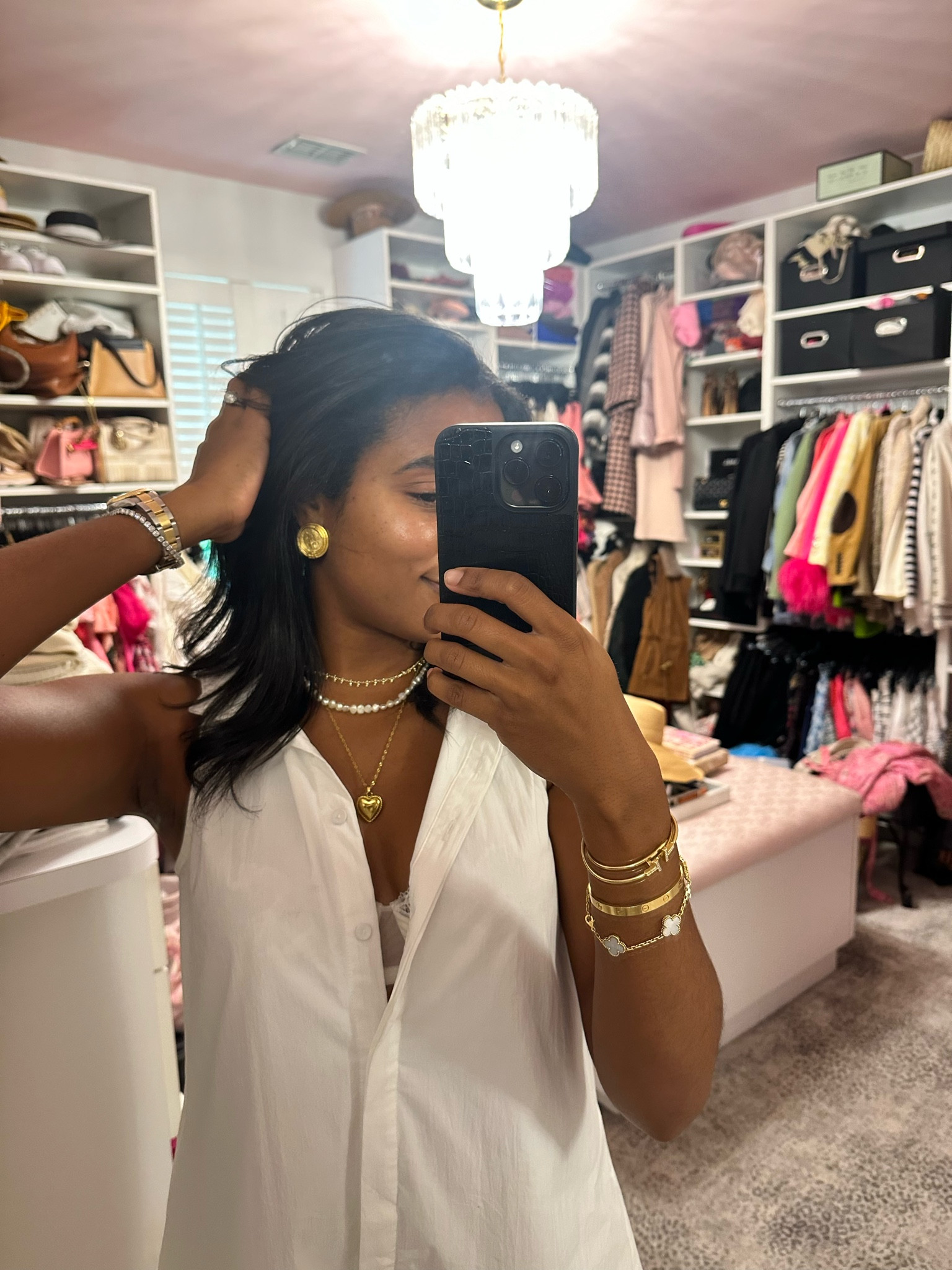 Tuckernuck, Susan Shaw, Tinilux, gold jewelry, all white look, white dresses, stackable jewelry, sleeveless dress, spring/summer outfit inspo

#LTKFindsUnder100 #LTKSeasonal #LTKStyleTip