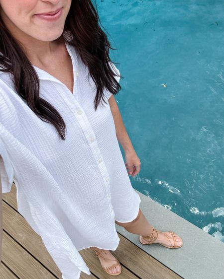 I love a shirt dress, especially in the summer! This one comes in a few other colors and is under $30 ✨ of course I paired it with my favorite sandals!

Target, Target fashion, Target dress, mini dress, shirt dress, summer dress, white dress, pool day, beach day, lake day, summer fashion finds, sandals, shoe crush, Womens fashion, fashion, fashion finds, outfit, outfit inspiration, clothing, budget friendly fashion, summer fashion, wardrobe, fashion accessories, Amazon, Amazon fashion, Amazon must haves, Amazon finds, amazon favorites, Amazon essentials #amazon #amazonfashion

#LTKstyletip #LTKswim #LTKfindsunder50