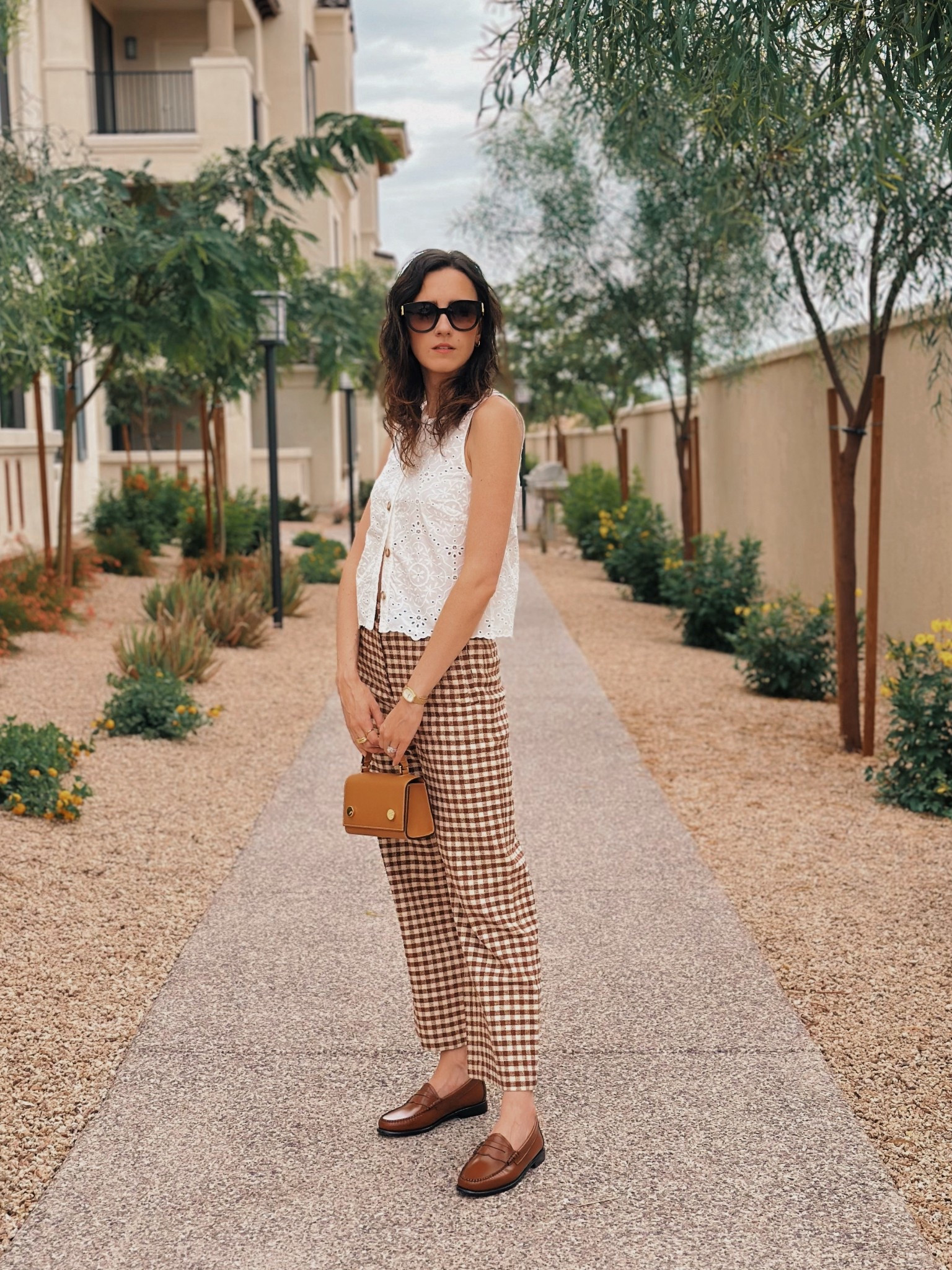 Gingham on repeat this summer 🤎🤍 love this outfit so much! 

#LTKSeasonal #LTKSummerEdit #LTKStyleTip