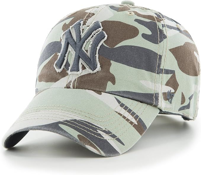 '47 New York Yankees Camo Brand Tarpoon Adjustable Hat | Amazon (US)