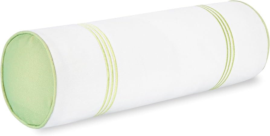 Hofdeco Premium Grandmillennial Coastal Hampton Patio Indoor Outdoor Bolster Pillow Cover Only, 6... | Amazon (US)