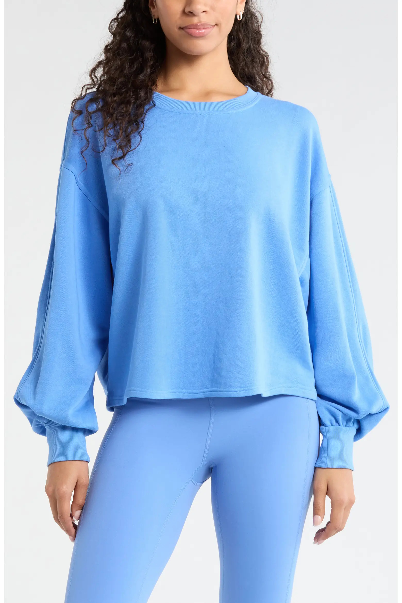 Go Easy French Terry Crewneck Sweatshirt (Women) | Nordstrom | Nordstrom