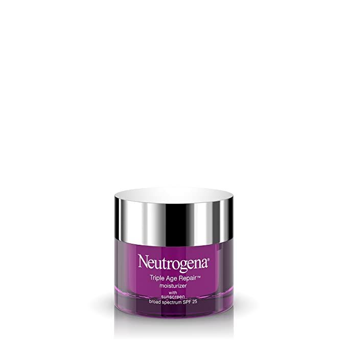 Neutrogena Triple Age Repair Anti-Aging Daily Facial Moisturizer with SPF 25 Sunscreen & Vitamin ... | Amazon (US)