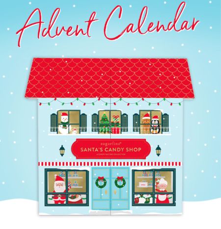 ✨ SANTA'S CANDY SHOP TASTING COLLECTION-24 PIECE ADVENT CALENDAR from Sugarfina✨

All we want for Christmas is candy! Step inside Santa's Candy Shop this holiday season and try gourmet gummies and chocolates from around the world.

Discover 24 new candies as you count down to the sweetest day of the year. After pulling out each drawer, turn it around to reveal a corresponding Candy Cube design. Fill Santa's Candy Shop with Candy Cubes as each day passes. By the 25th, the shelves will be fully stocked with all of the candies you tasted!

Home decor 
Christmas decor
Holiday decor
Bar decor
Christmas party
Holiday party
Christmas essentials 
Holiday essentials 
Holiday treats
Christmas treats
Hanukkah treats
Dessert table 
Secret Santa gift ideas
Christmas gift ideas
Holiday gift ideas
Hanukkah gift ideas
Pink Christmas 
White Christmas 
Christmas party ideas 
Holiday party ideas
Christmas birthday party ideas
Holiday gift guide 
Christmas gift guide 
Hanukkah gift guide 
Backyard entertainment 
Party styling 
Party planning 
Party decor
Party essentials 
Kitchen essentials 
Amazon finds
Amazon favorites 
Amazon essentials 
Amazon decor 
Winter decor
Gifts for her
Gifts for him
Gifts for the family
Shop small
Housewarming gift guide 
Host gift
Hostess gift
Just because gift
Merry Christmas 
Merry and Bright 
Feliz Navidad 
Santa’s List
Santa’s Workshop 
Early gifting
Early Christmas Shopping 
Neiman Marcus
Nordstrom 
Willard’s 


#LTKGifts 
#liketkit  #LTKCyberweek #LTKGiftGuide #LTKHoliday #LTKHolidaySale #LTKfindsunder50 #LTKfindsunder100 #LTKbump #LTKbaby #LTKkids #LTKfamily #LTKhome #LTKstyletip #LTKtravel #LTKwedding 

#LTKparties #LTKHoliday #LTKSeasonal