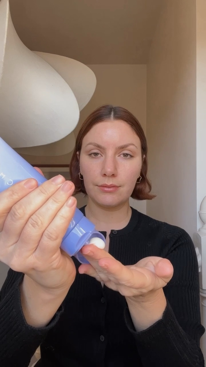 4 simple steps to keep the skin hydrated: non stripping cleaner, soothing mist, hyaluronic acid serum and a barrier mask cream 

#LTKbeauty