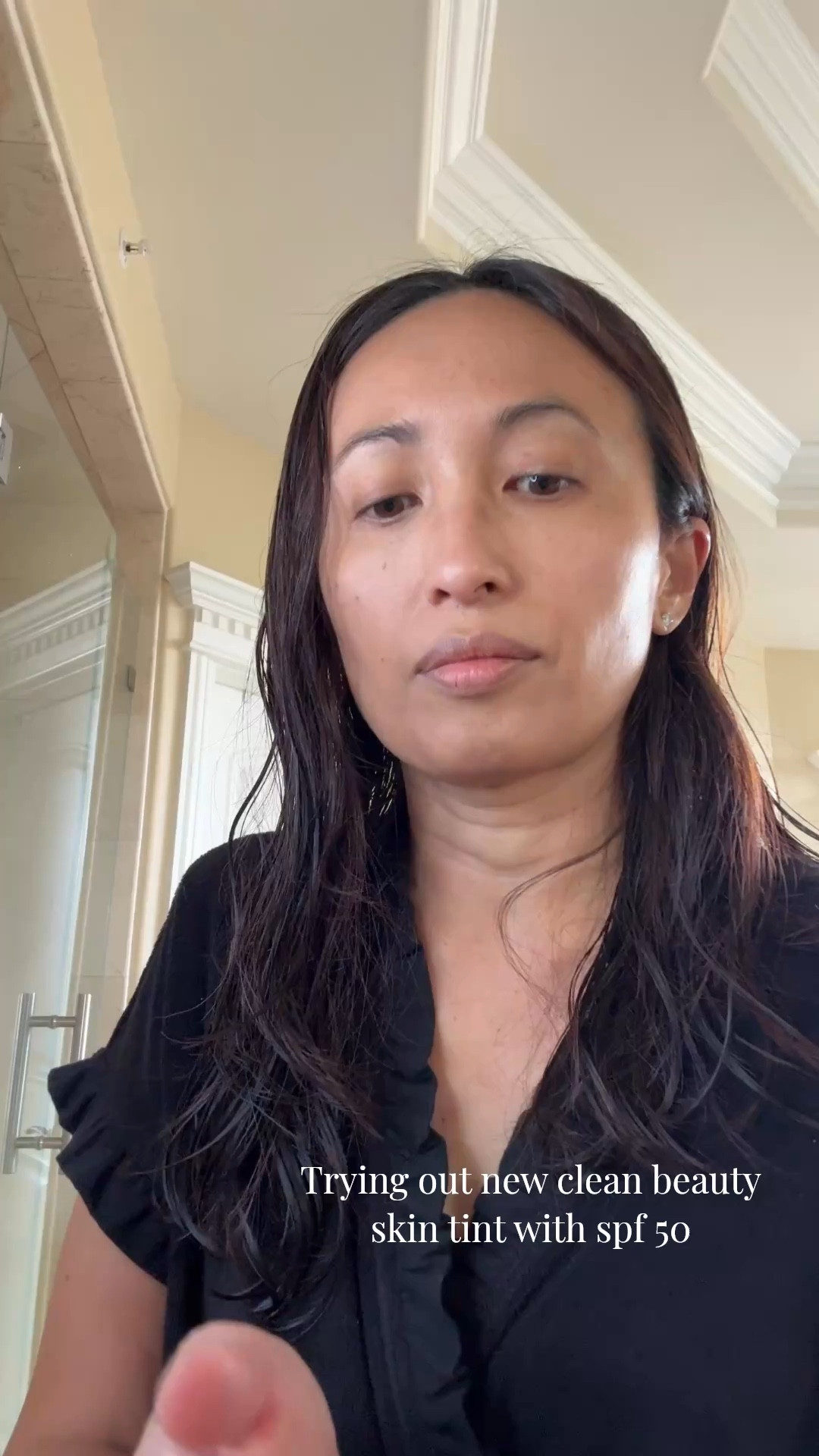 Clean beauty  Trying out a new clean beauty skin tint with spf 50 from @PUR Cosmetics . Mineral sunscreen in it  Feels weightless on skin. Applies well. No whitish cast. Good color match with online skin match tool. My shade is tn2. 

#LTKOver40 #LTKBeauty