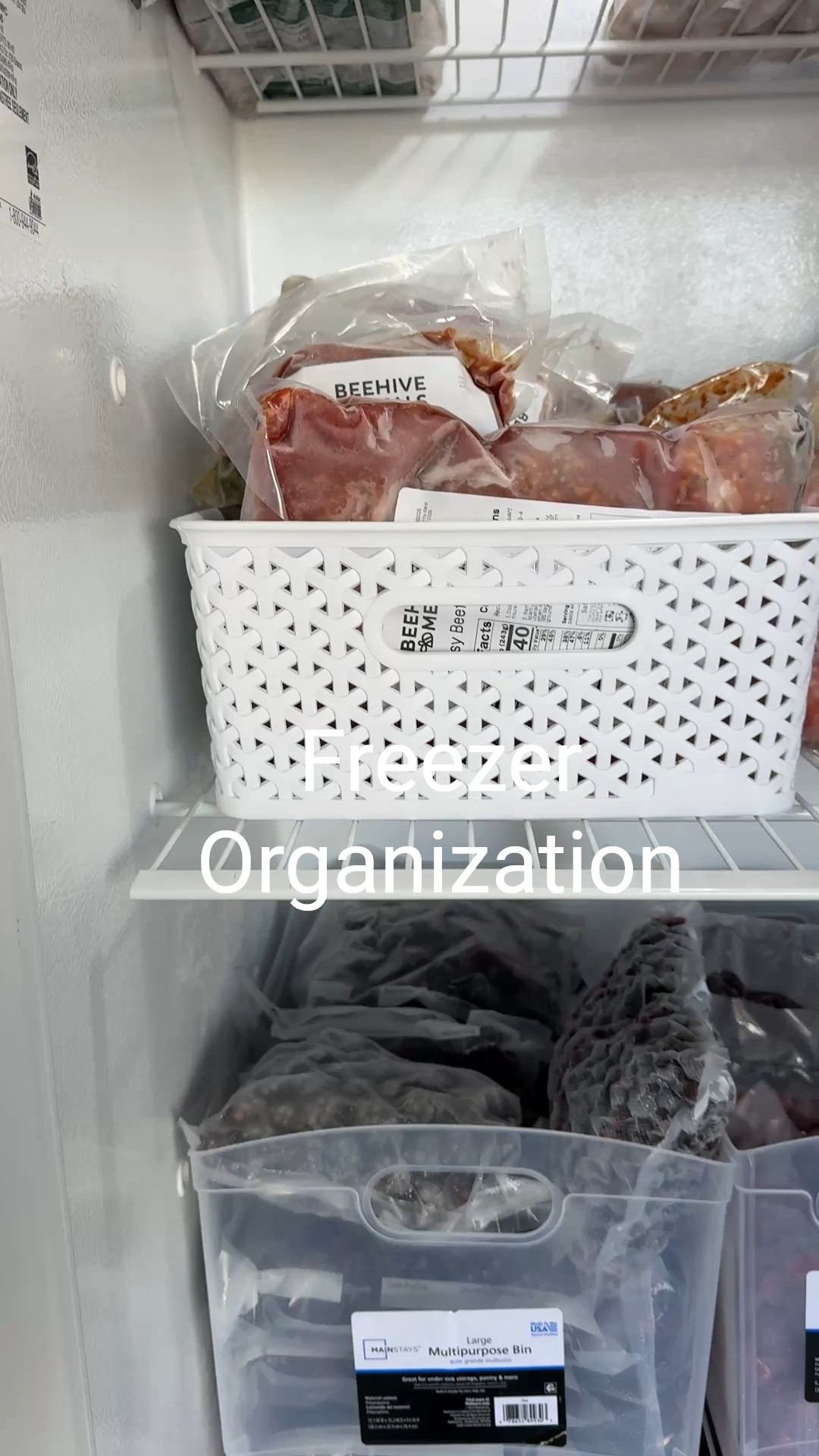 Baskets and bins are a must, even in the freezer! Promise it’s a game changer!

#LTKU #LTKFamily #LTKHome
