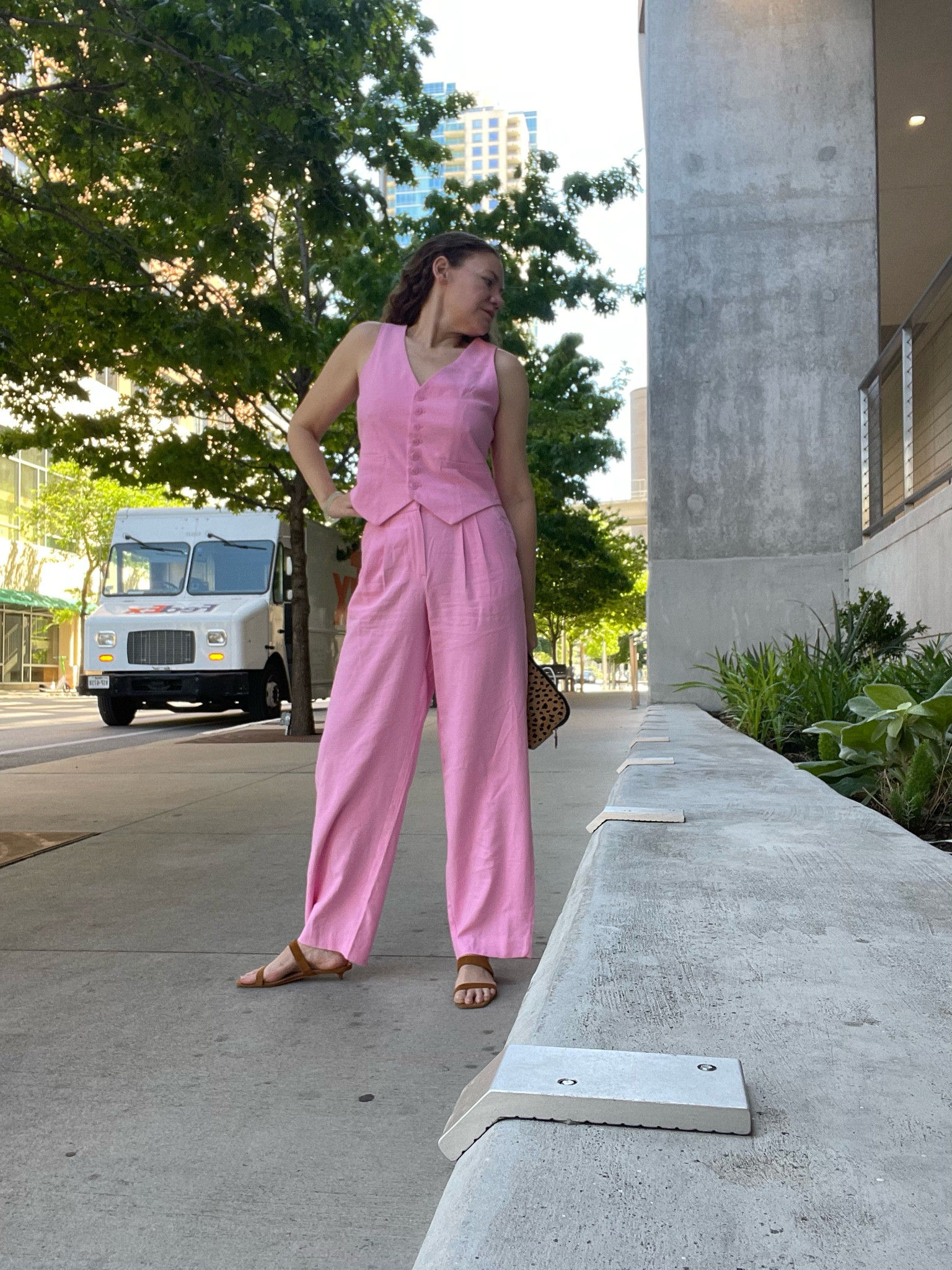 A bit of oversized, easy linen in on trend tailoring and color? This outfit will be on repeat through the season! #investmentpiece 

#LTKfindsunder50 #LTKxTarget #LTKstyletip