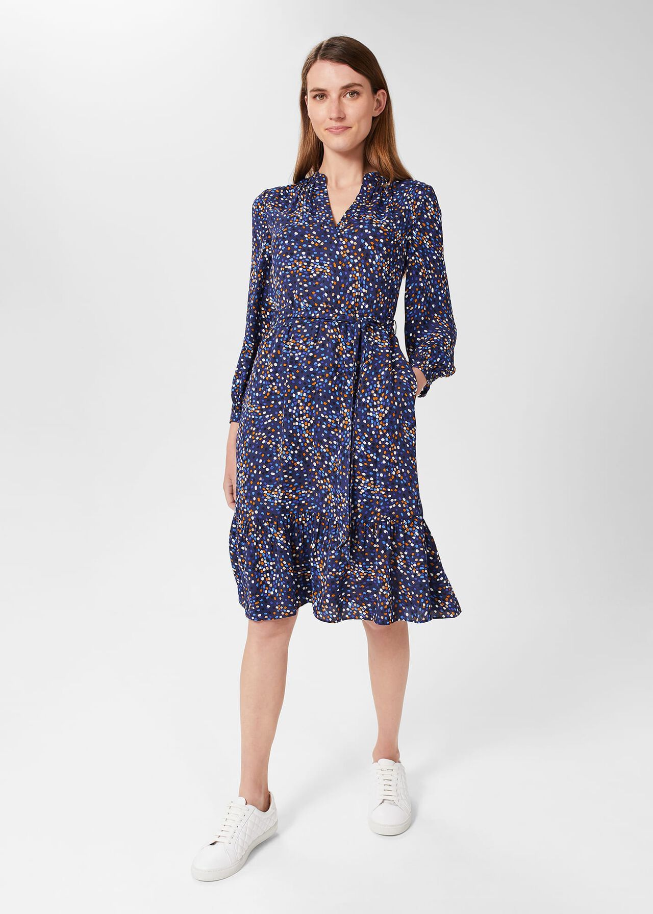 Mallory Belted Fit And Flare Dress | Hobbs | Hobbs
