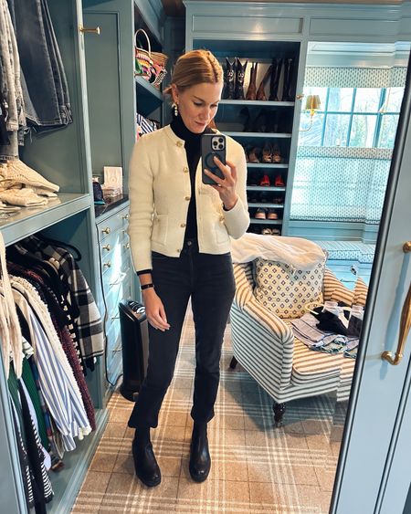 For sizing reference, I’m 5‘8”.
Jeans fit TTS. 
I’m wearing a two in the cardigan. 
Head to www.shopcstyle.com for more everyday outfits and links.