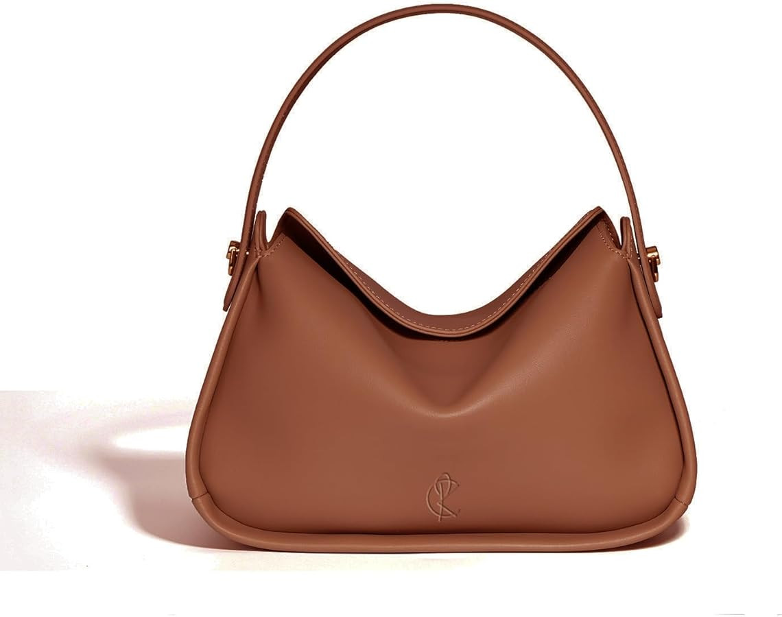 Luxurious Genuine Leather Handbags for Women,Chic and Sleek Design with Magnetic Flap,Versatile a... | Amazon (US)