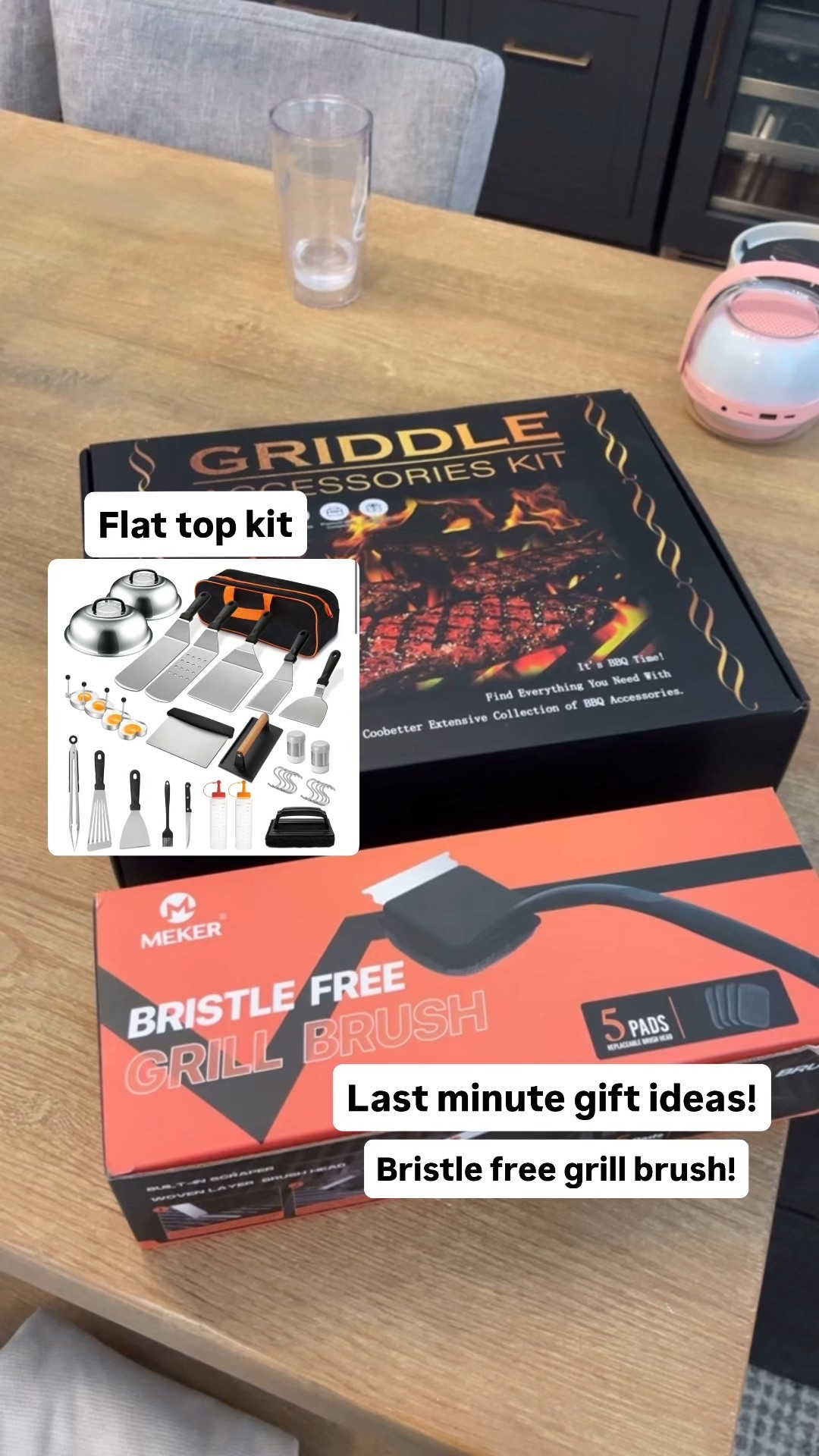 Arrives in time for Christmas! 35 piece griddle/flat top set. 

AND for the love of your people PLEASE get a bristle FREE grill brush!!! Love your favorite ER nurse 🤪❤️ #giftsforhim #giftsforguys #giftsfordad

#LTKHoliday #LTKMens #LTKGiftGuide