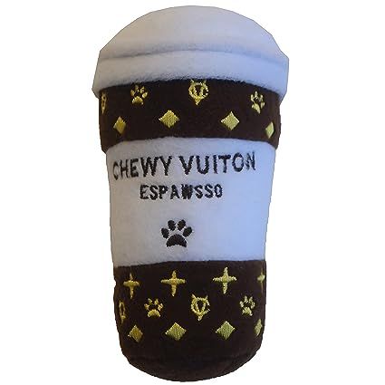 Dog Diggin Designs Nouveau Haute Coffee Station Collection | Unique Squeaky Plush Dog Toys – Ba... | Amazon (US)