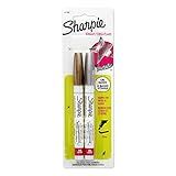 Sharpie Oil-Based Paint Markers, Fine Point, Assorted Metallic, 2 Count - Great for Rock Painting | Amazon (US)