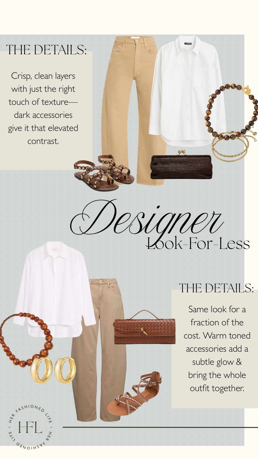 Designer for Less!
Just ordered the White button down from Banana Republic. $24 at checkout! 

Love the dark details, perfect for fall. 
#DesignerForLess #AmazonFinds #Under50Finds #BarrelJeans #Dark #BeadedNecklace #Clutch #StuddedSandals 
