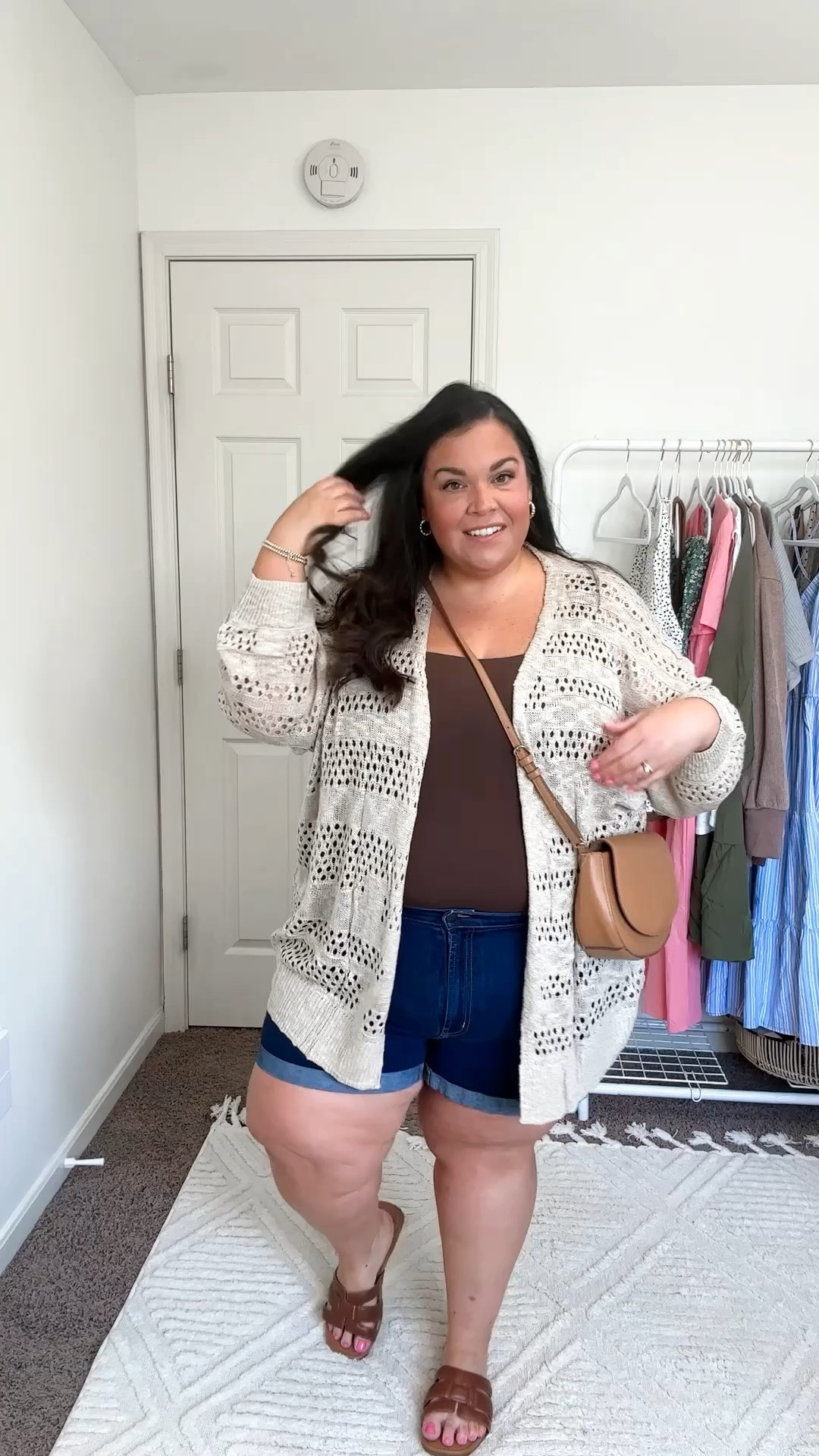 Some of my recent fave outfits for summer and early fall!

Shorts: 24, fit tts
Body suit: 3x
Crochet cardigan: size 24, could do a 22!
Pink and organs dress: 2x, fits perfectly! 
Orange and pink stripes dress: 2x, fits true to size
Red dress:2x, fits tts
Gray top: xxl
Leggings: 2x
Jean skirt: 3x, fits well but size up if you are between sizes 
Bronco shirt: 2x
Polka dot dress: 2x, fits perfect! 
White vest dress: 3x, but fits loose in the top 

#LTKPlusSize #LTKStyleTip #LTKFindsUnder50