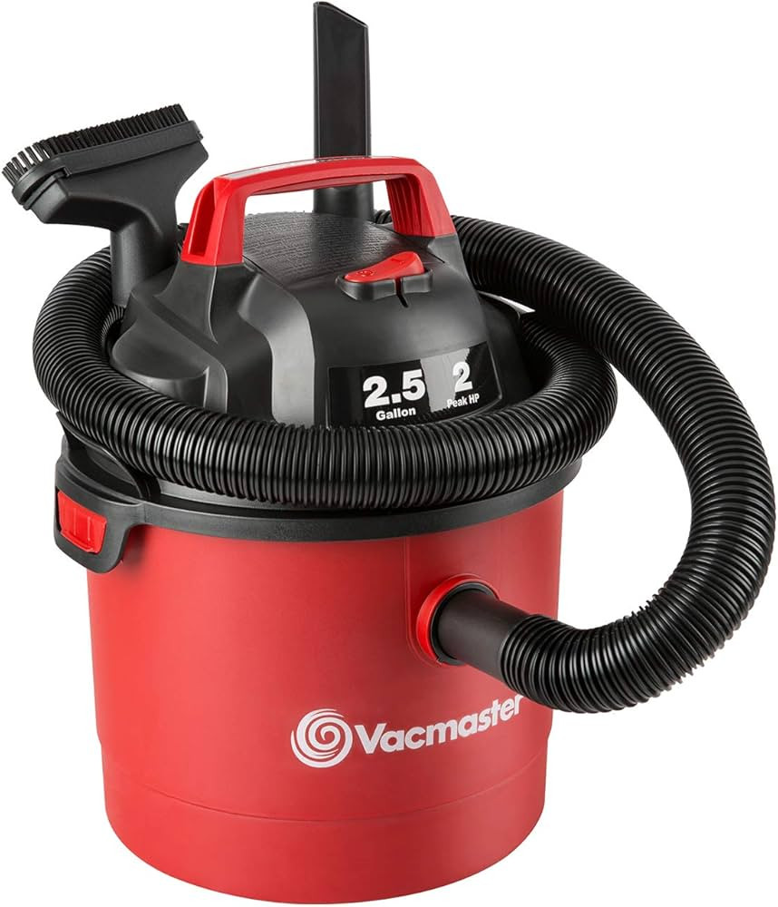 Vacmaster VOM205P 1101 Small Wet Dry Vacuum 2.5 Gallon 2 Peak HP 1-1/4 inch Hose | Amazon (US)