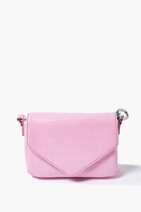 Faux Croc Leather Crossbody Bag | Forever 21 | Forever 21 (US)