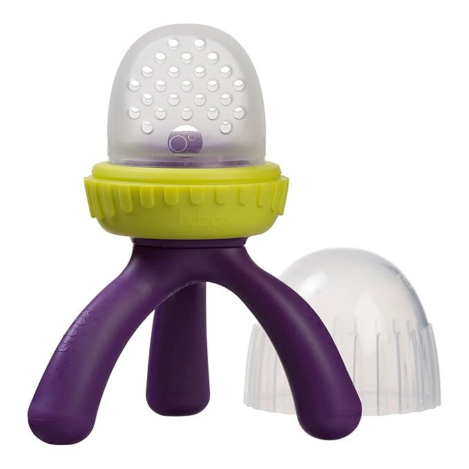 b.box Silicone Fresh Food Feeder, Easy Grip Tripod Design Ideal for Baby, Includes Hygiene Cap, E... | Amazon (US)