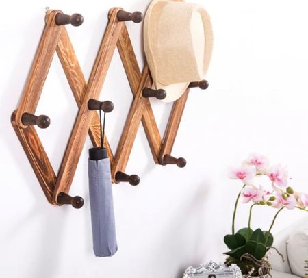 Accordion style coat rack, wall mounted coat rack











Space saver, coat rack, wall rack, home decor, budget decor, mud room, coat storage 

#LTKfamily #LTKhome #LTKunder50