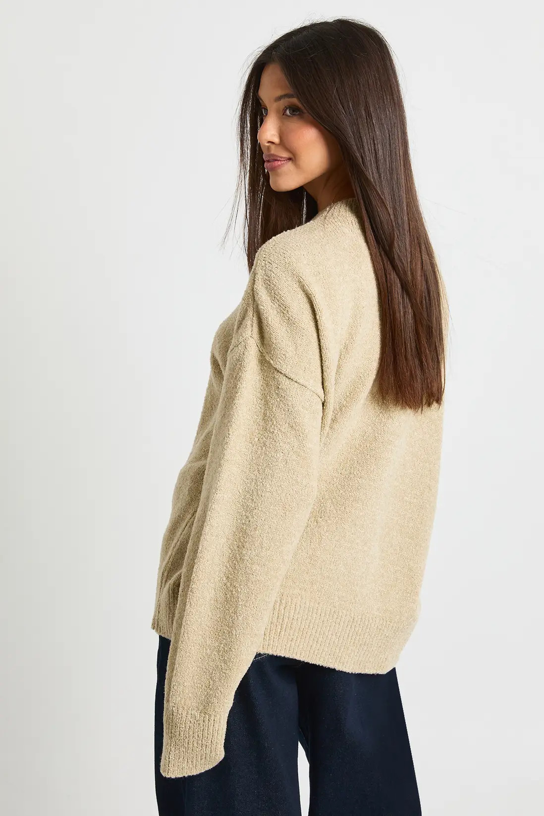 Super Soft Chunky Knit Crew Neck Oversized Jumper | Boohoo.com (UK & IE)
