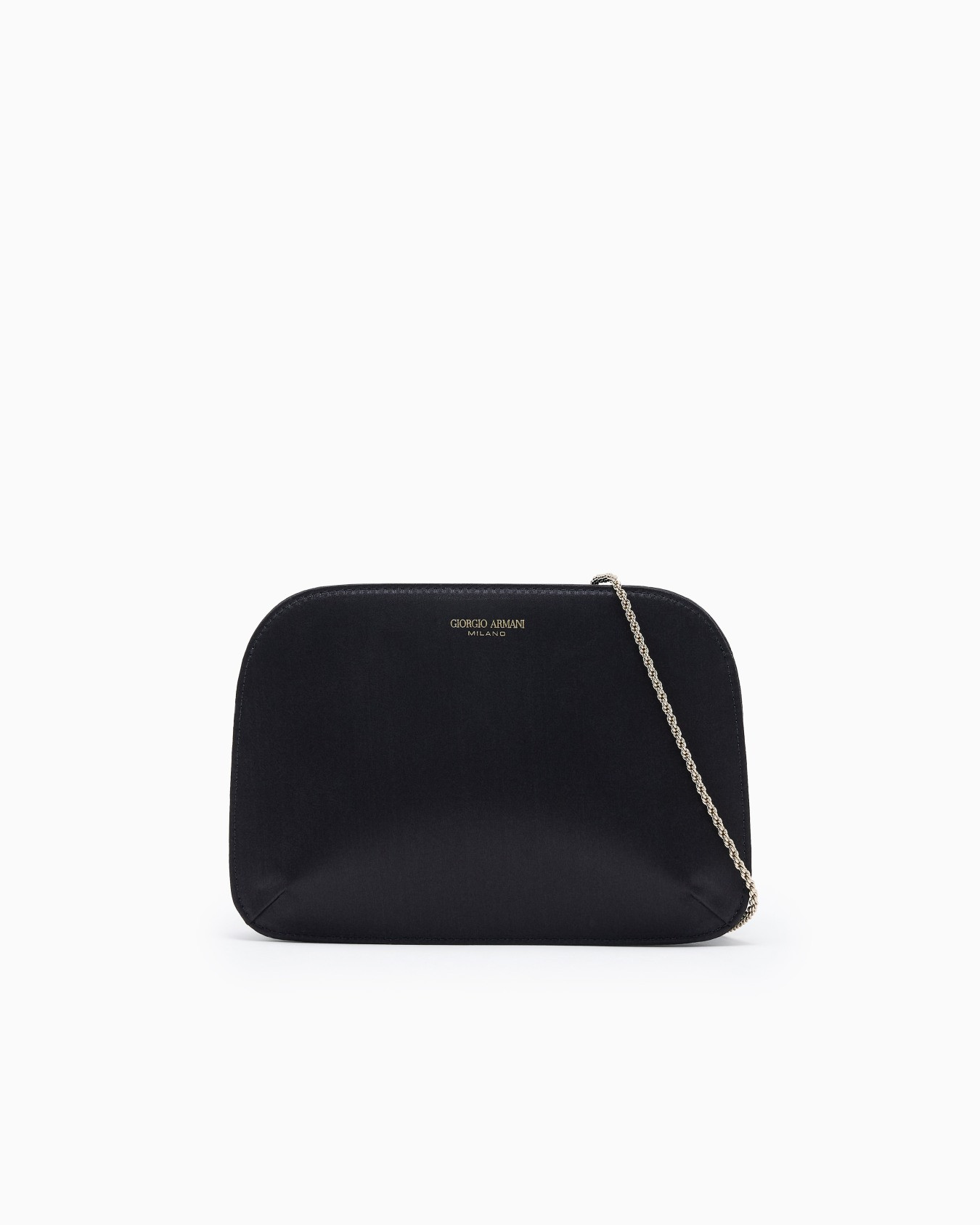 Satin la Prima clutch bag | Armani US