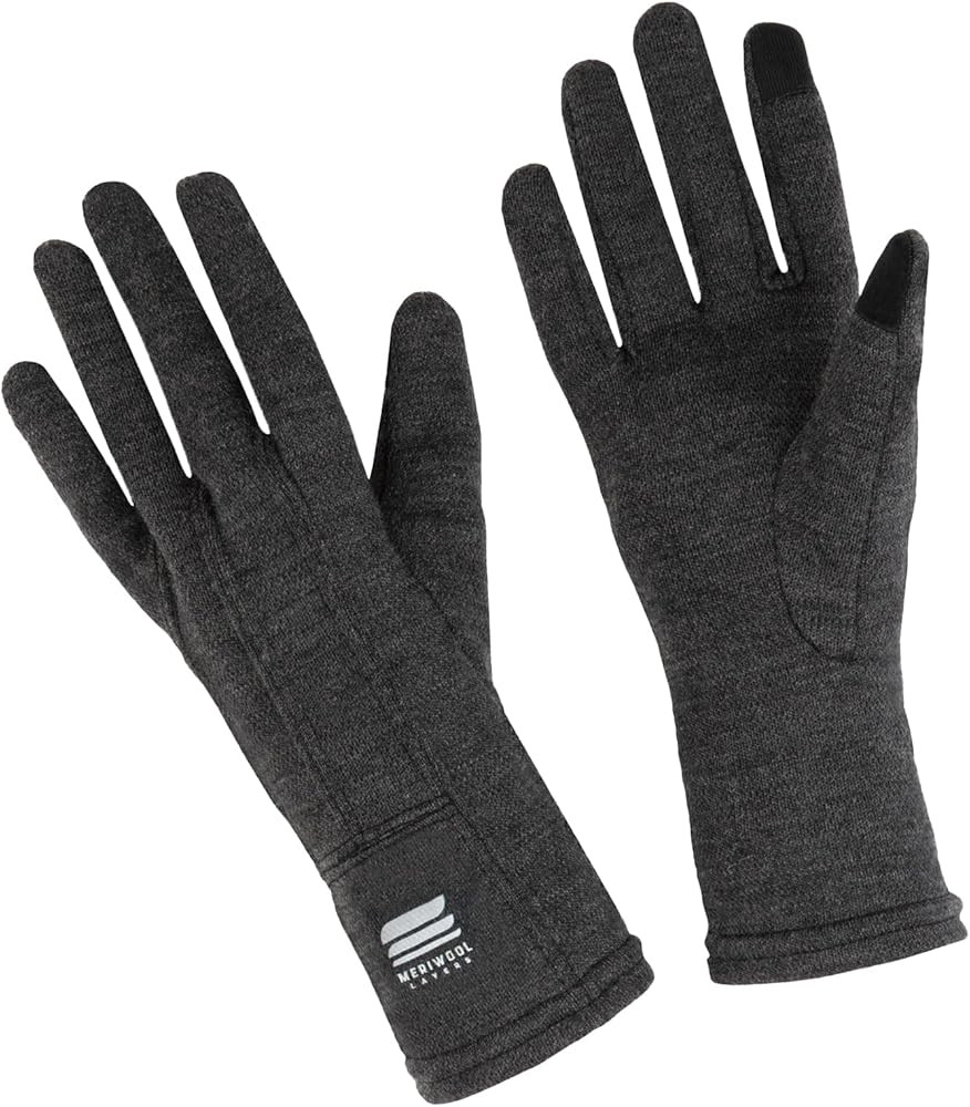 MERIWOOL Merino Wool Glove Liners - Touchscreen Compatible | Amazon (US)