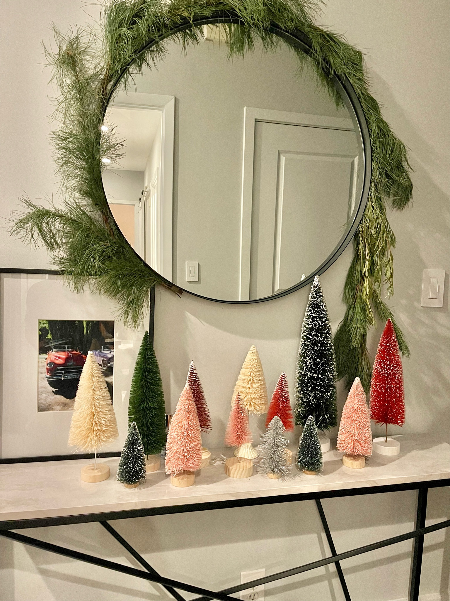 Holiday decor idea: brush bottle tree forest

#LTKHoliday