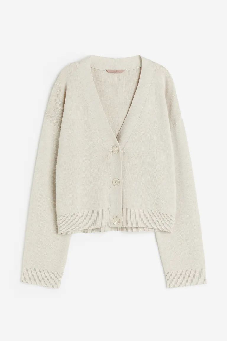 Fine-knit Cardigan - Brown - Ladies | H&M US | H&M (US + CA)