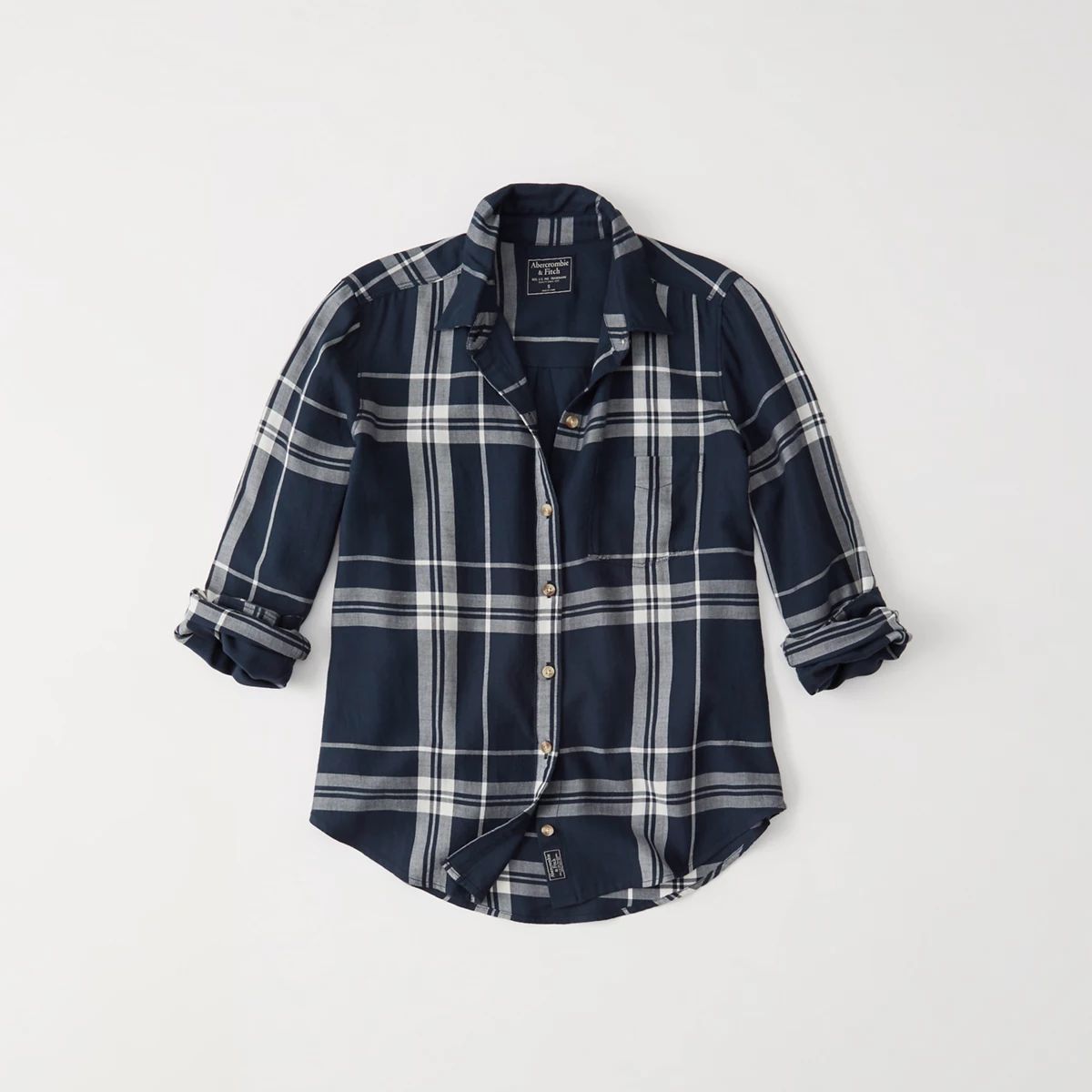 Drapey Plaid Shirt | Abercrombie & Fitch US & UK