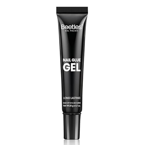 Beetles Nail Glue Gel 20g Tipex Solid Nail Glue Gel, Soft Nail Tips Gel Super Strong for Acrylic Nails | Amazon (US)