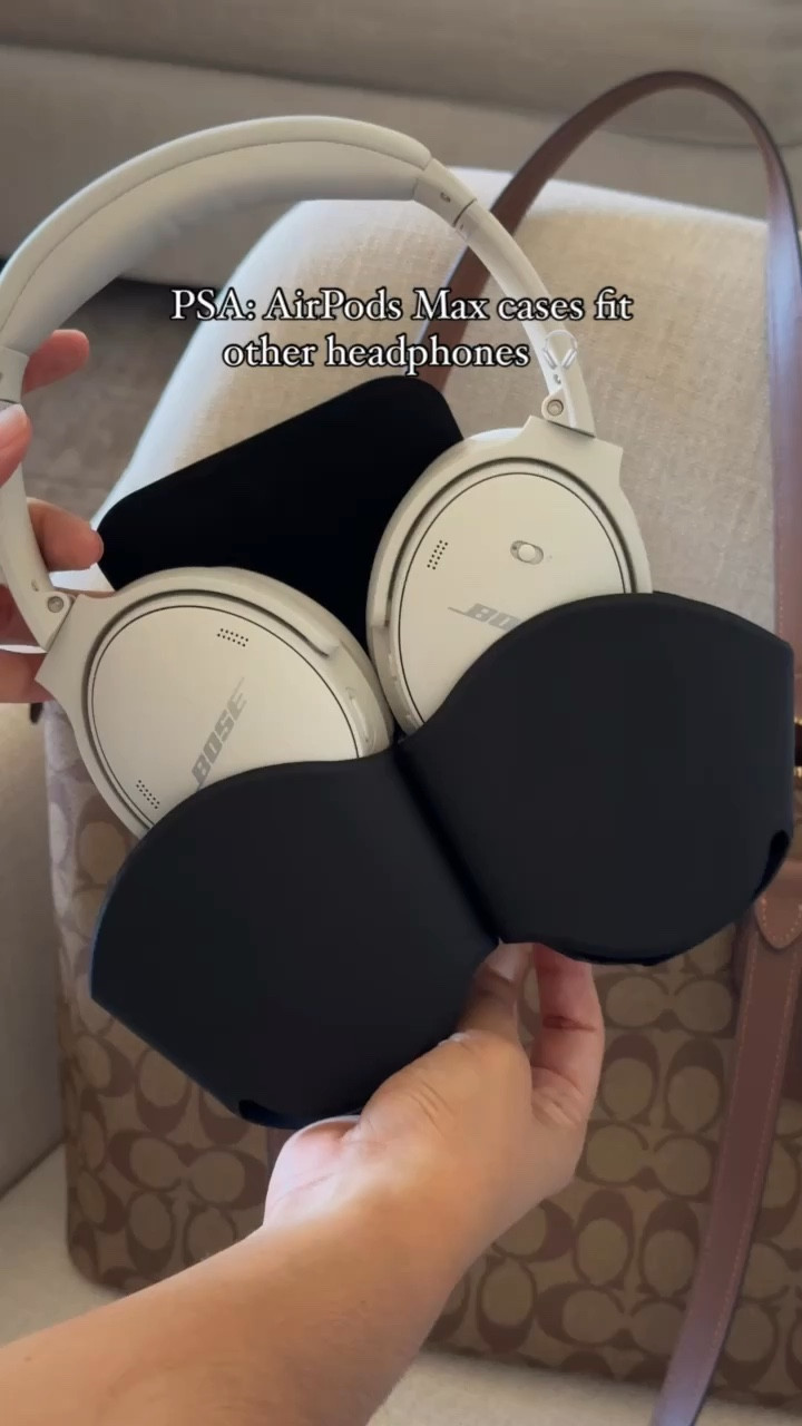 AirPods Max cases work for other headphones! So much better for when I travel since it takes up less space in my bag 🤎 new travel essential

#LTKTravel