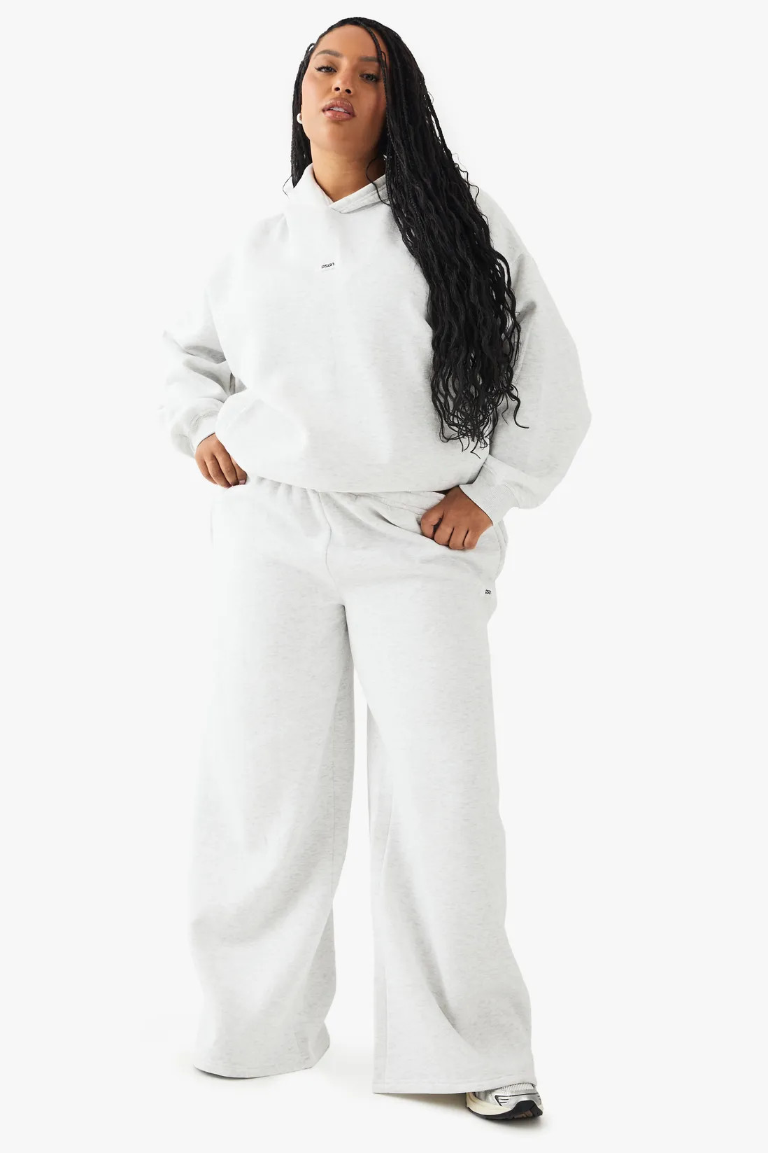 Plus DSGN Studio Tie Waist Wide Leg Jogger | boohoo (US & Canada)