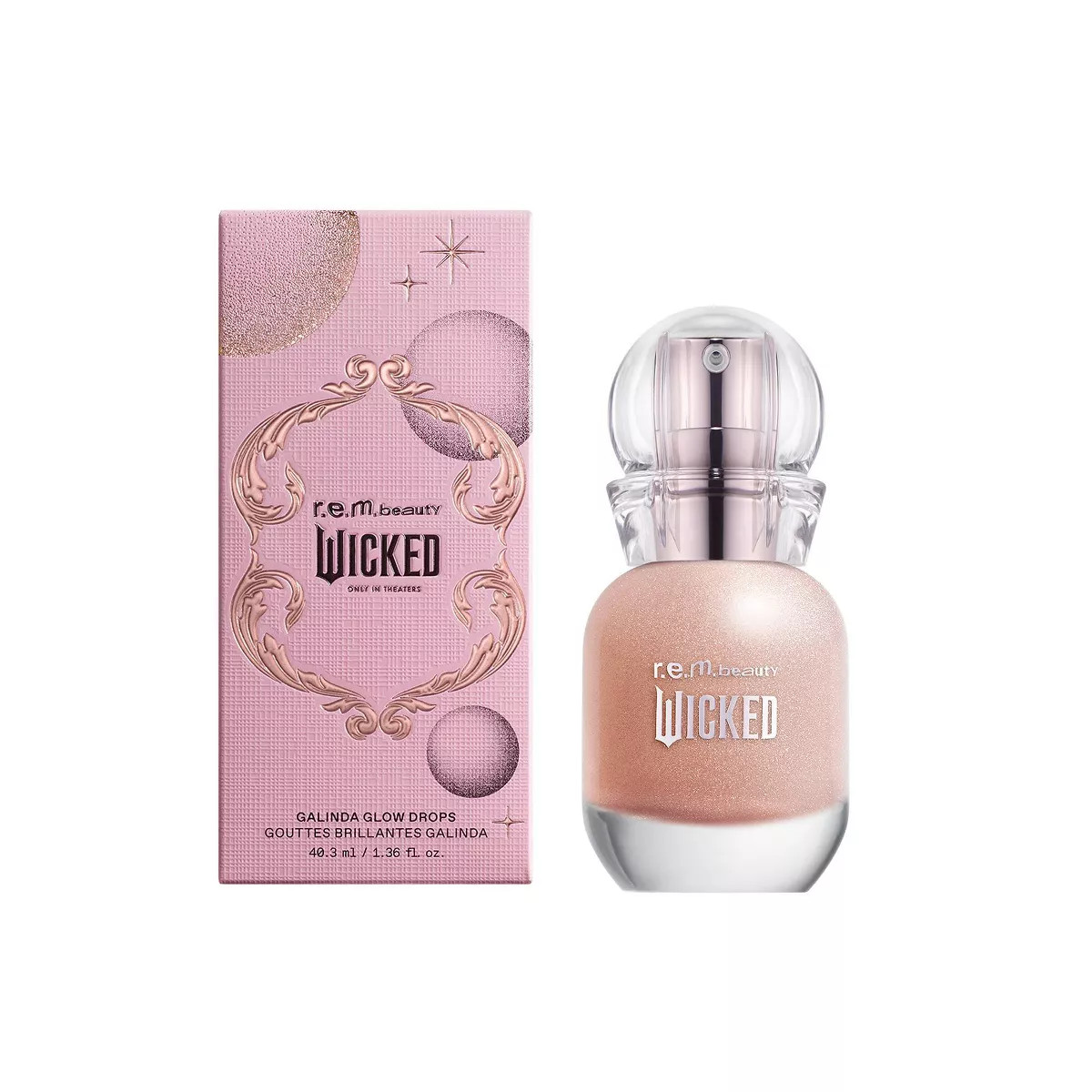 r.e.m. beauty x Wicked Galinda Highlighter Glow Drops - 1.36 fl oz - Ulta Beauty | Target