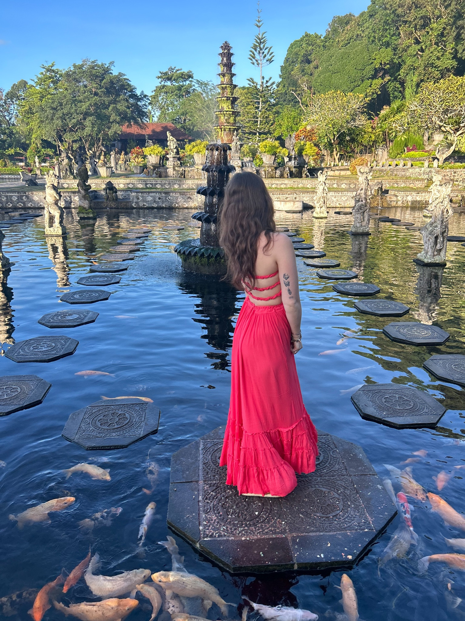flowy red dress 

#LTKfindsunder50 #LTKstyletip #LTKtravel