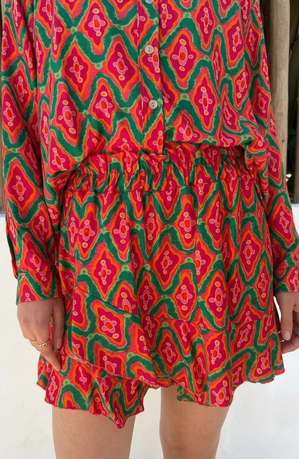 Viscose Skort Print Tricolore | The Musthaves (NL)