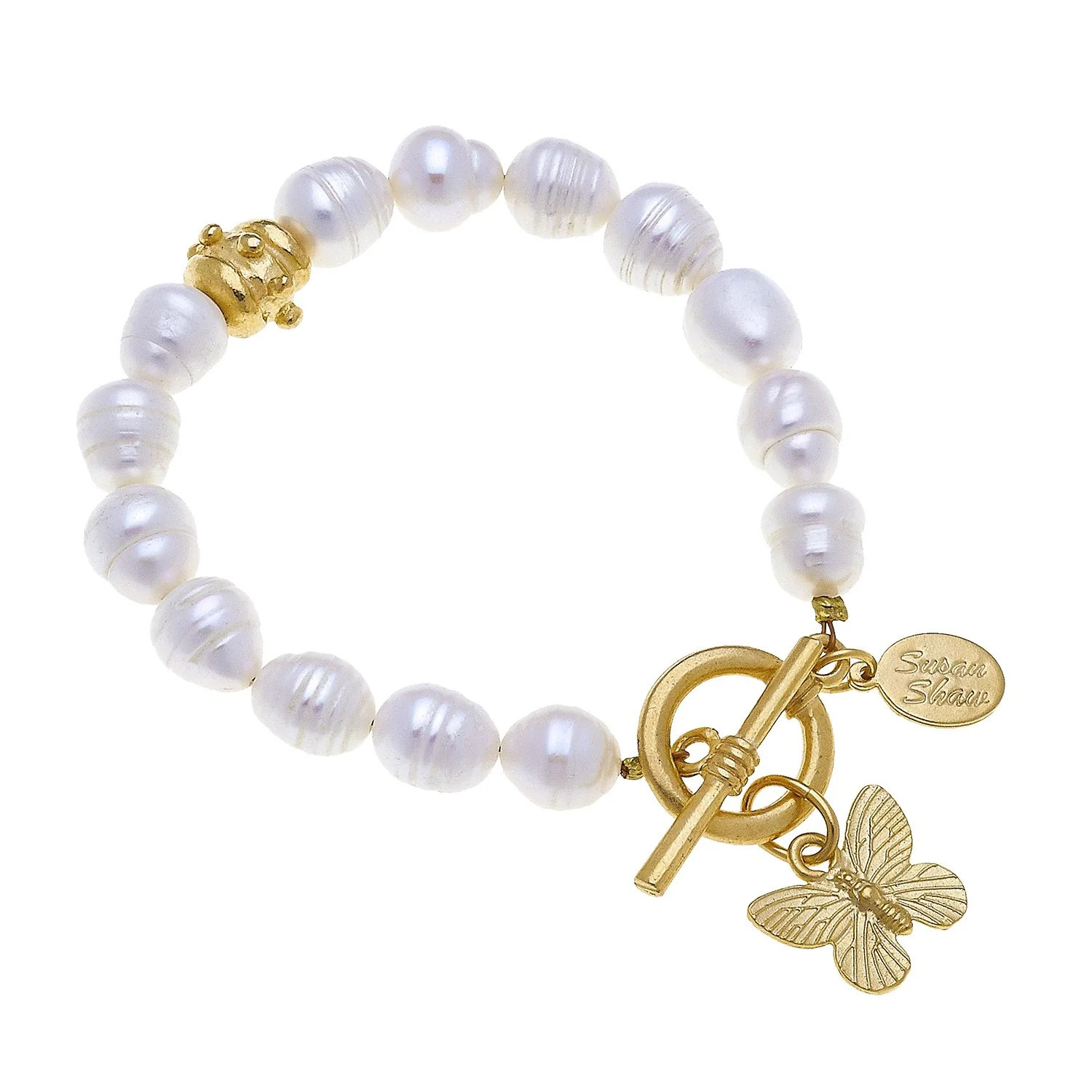 Butterfly Pearl Bracelet | Susan Shaw