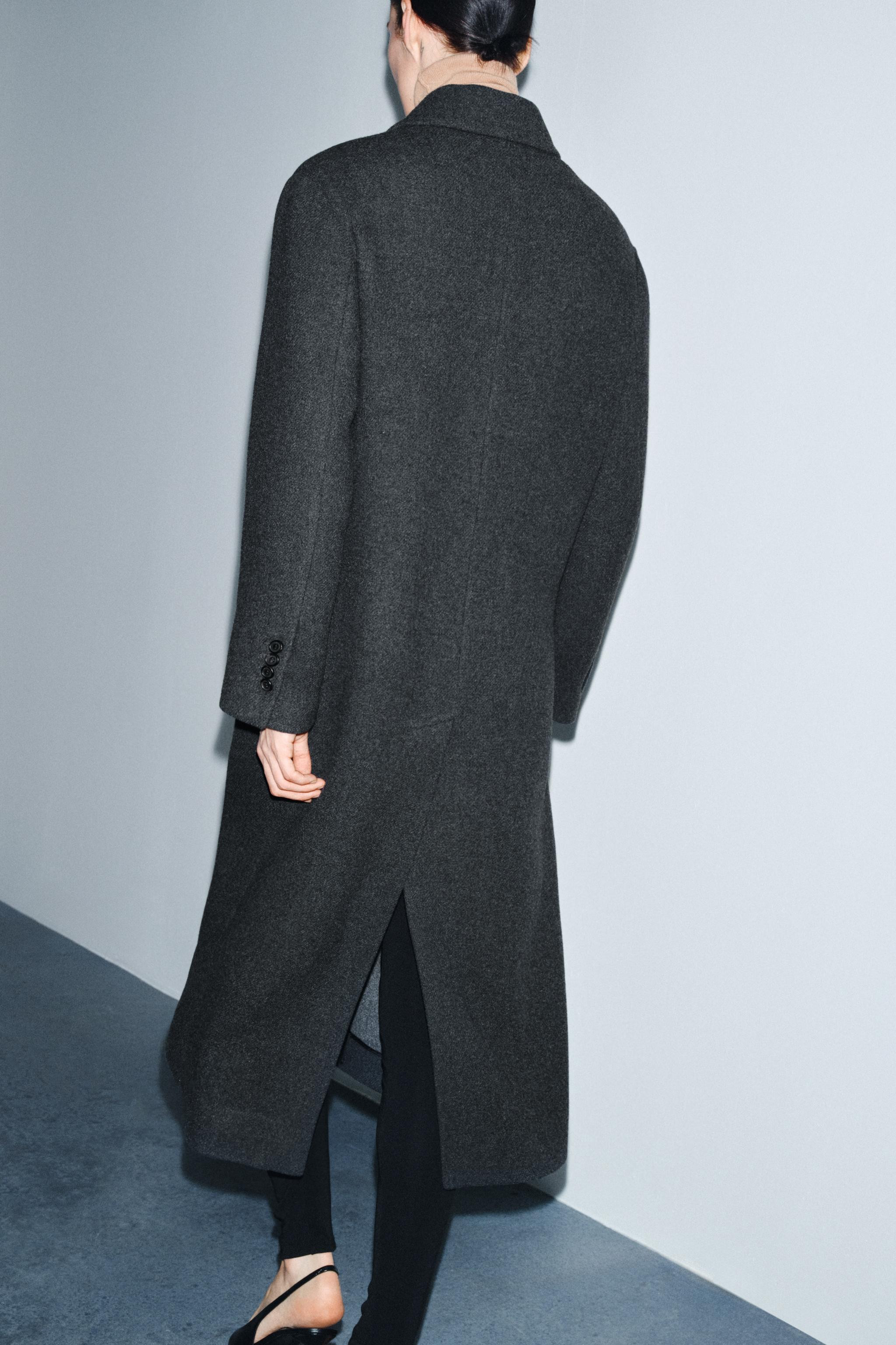 LONG OVERSIZED COAT ZW COLLECTION | Zara US