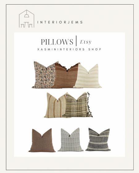 Etsy pillows we love, designer pillows, handmade pillows, bedroom pillows, sofa pillows, Indian cotton pillows. Pillow covers 

#LTKsalealert #LTKstyletip #LTKhome