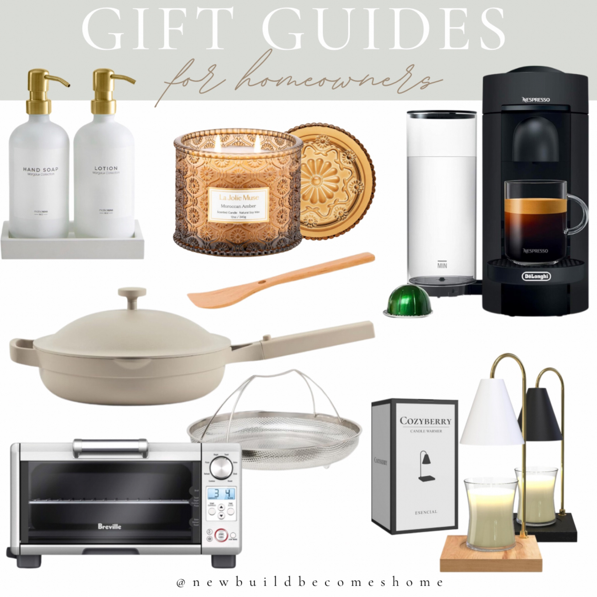 2023 holiday gift guides for homeowners!

Nespresso, our place pan, Breville air fryer, candle warmer

#LTKHoliday #LTKGiftGuide #LTKhome