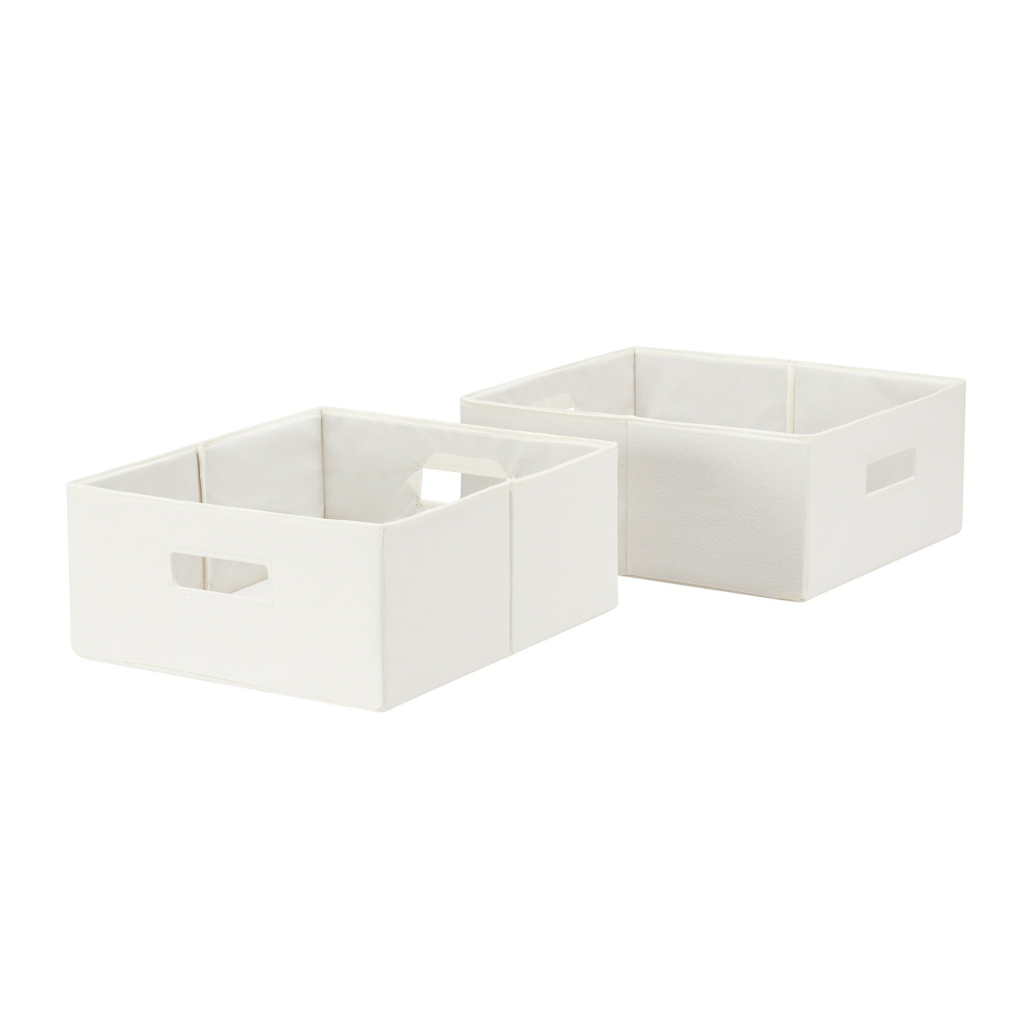 Better Homes & Gardens Half-Size Fabric Storage Bin 2-Pack, Multiple Colors for Adult | Walmart (US)