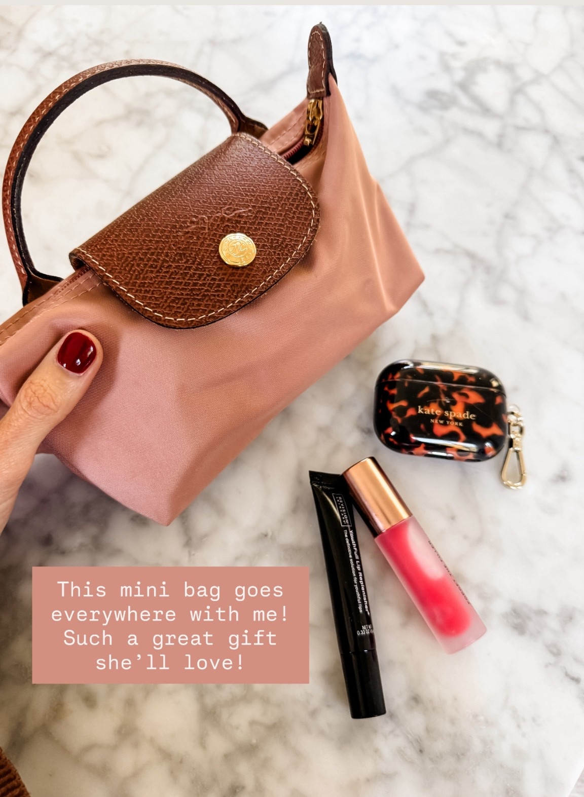 I use this mini bag daily! It comes in several colors & it’s a gift any mom would love!

Loverly Grey, Longchamp, Mother’s Day gift ideas, mini bag 

#LTKTravel