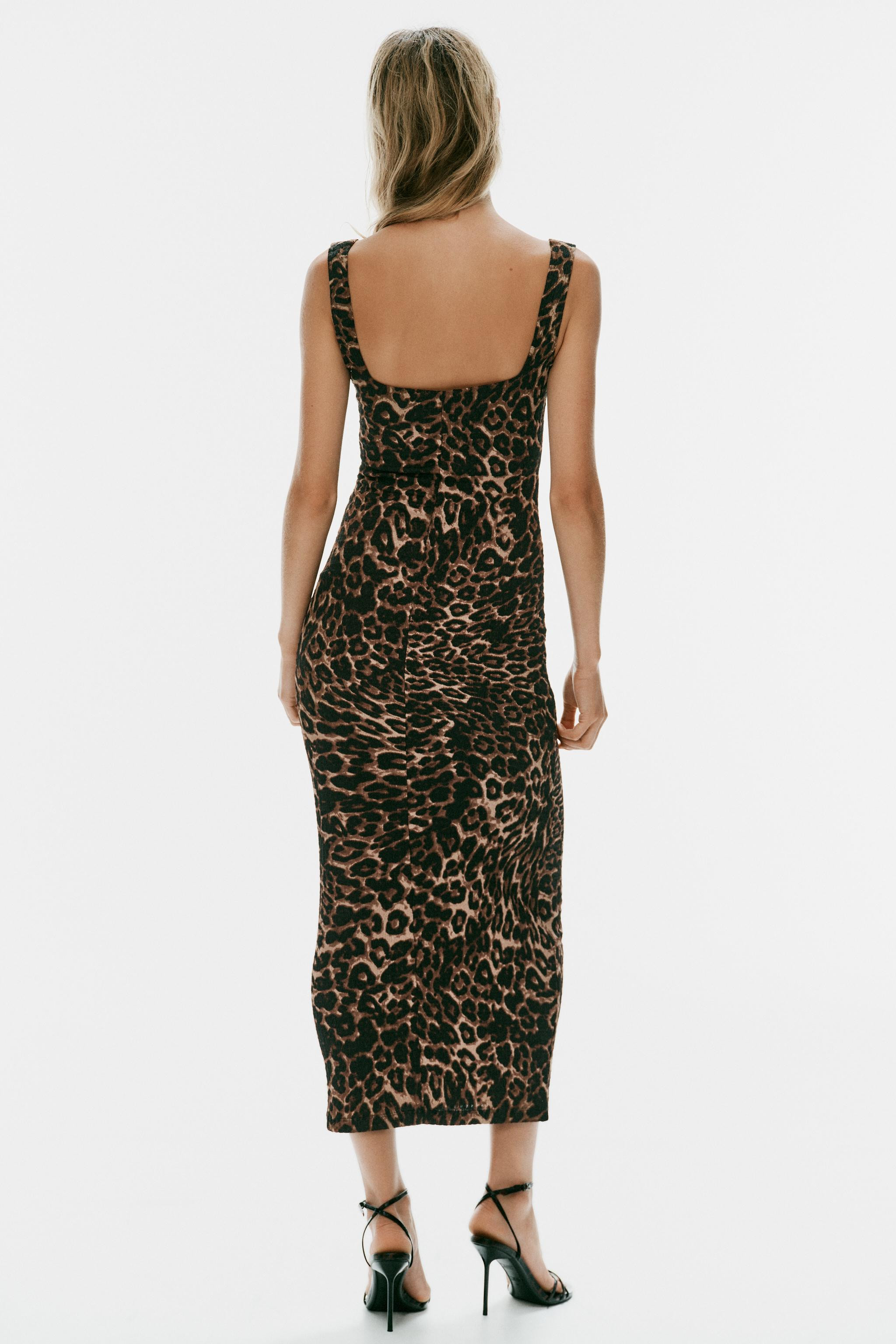 TEXTURED MIDI DRESS | Zara UK